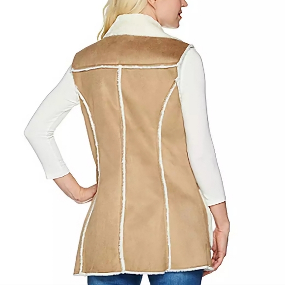 Susan Graver Faux Fur Vest - Picture 2 of 9